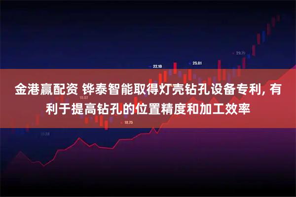 金港赢配资 铧泰智能取得灯壳钻孔设备专利, 有利于提高钻孔的位置精度和加工效率